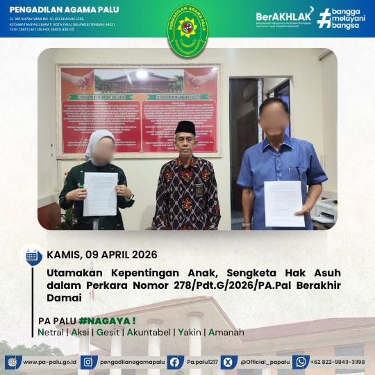 Mediasi Hak Asuh Anak Berhasil
