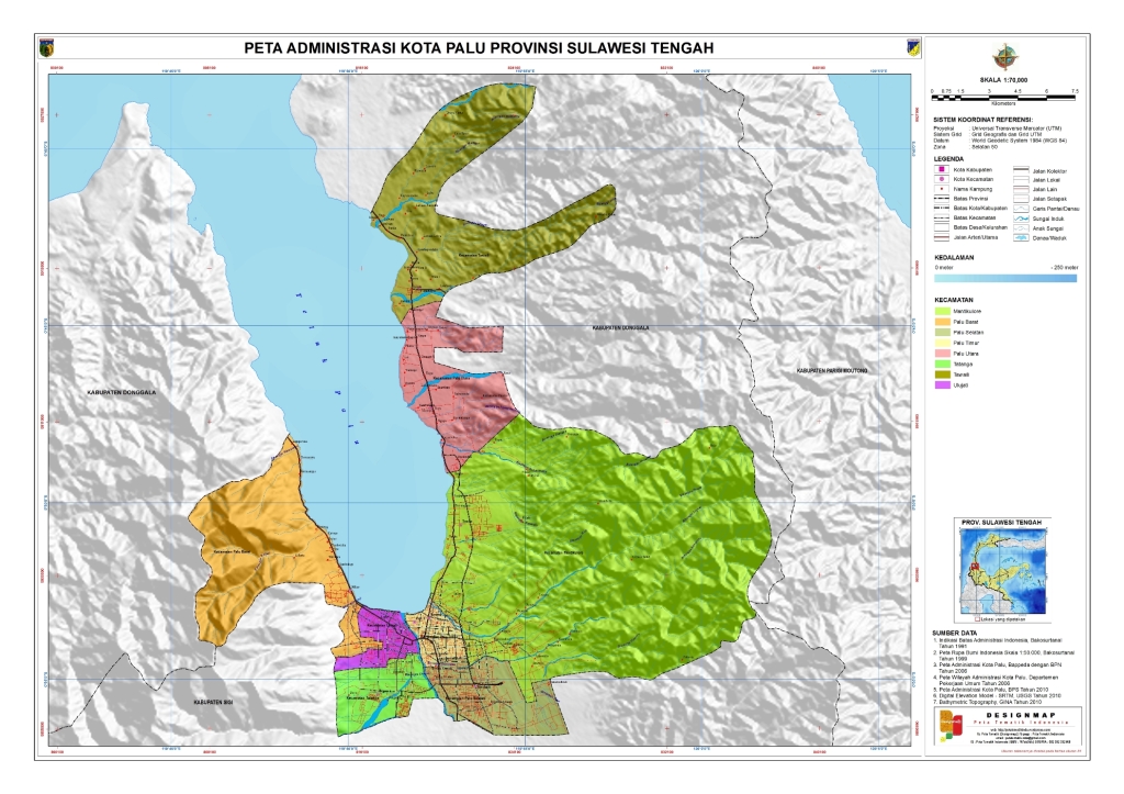 peta yurisdiksi palu